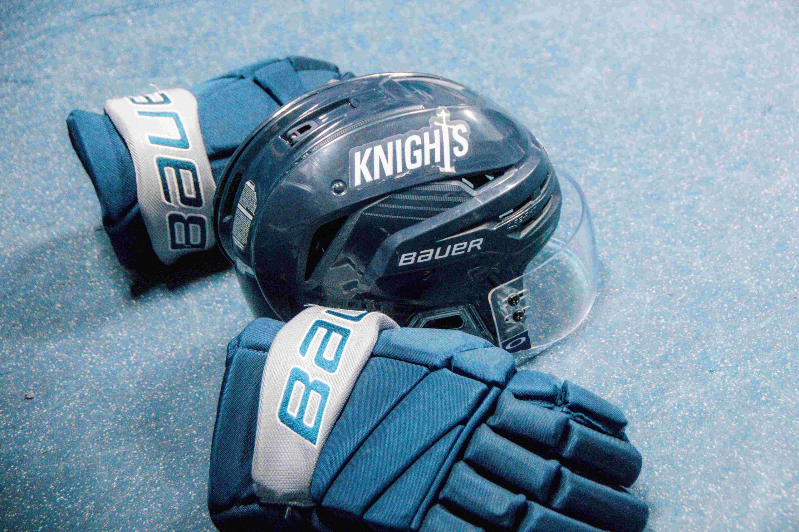 WBS Knights Helmet & Gloves